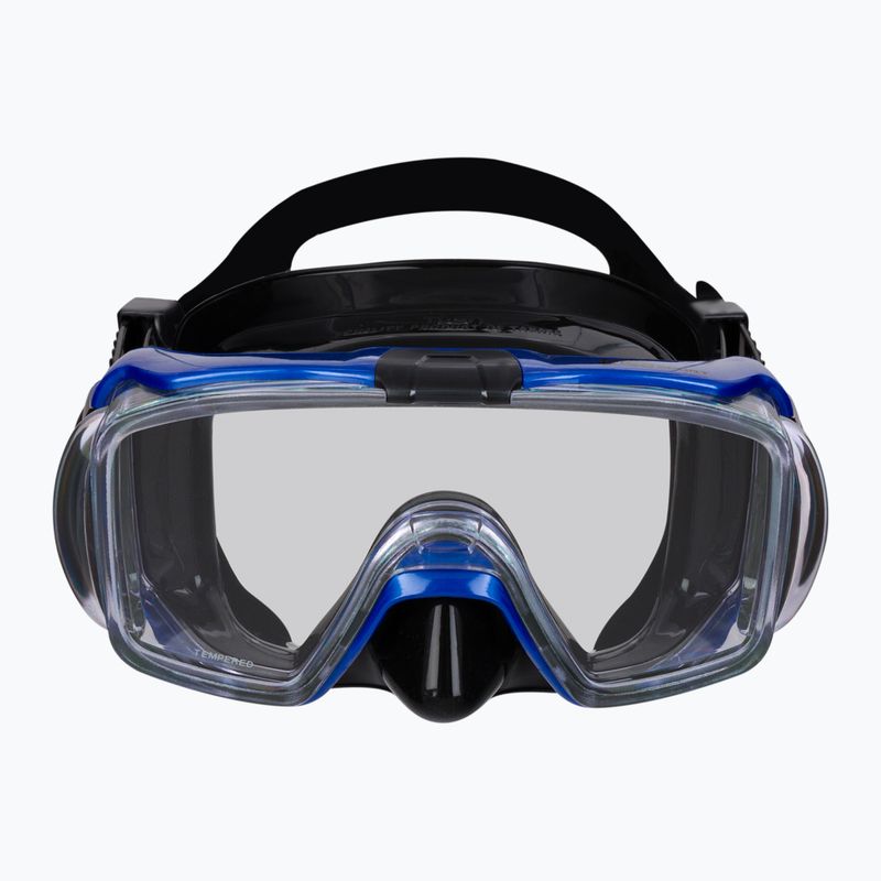 TUSA Visio Tri-Ex Maschera subacquea blu/nera 2