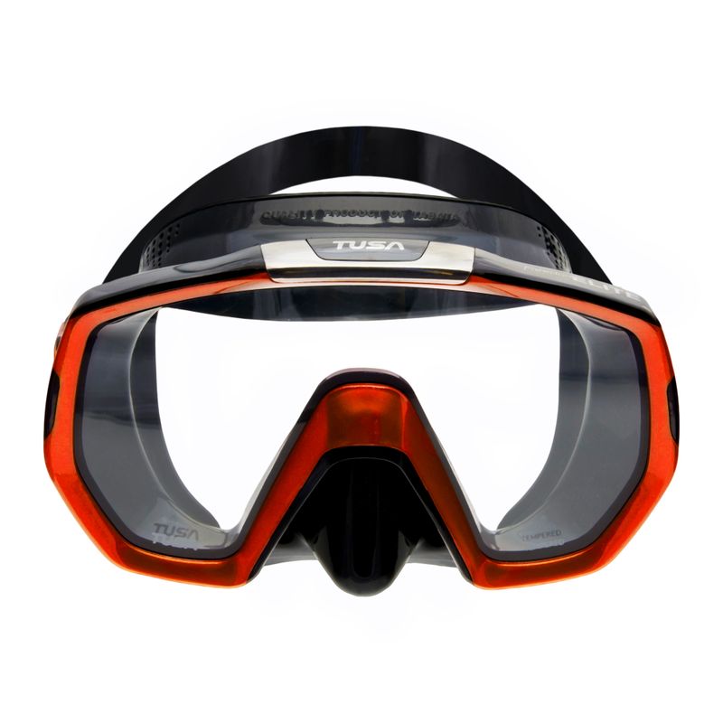 TUSA Freedom HD maschera subacquea arancione/nera 2