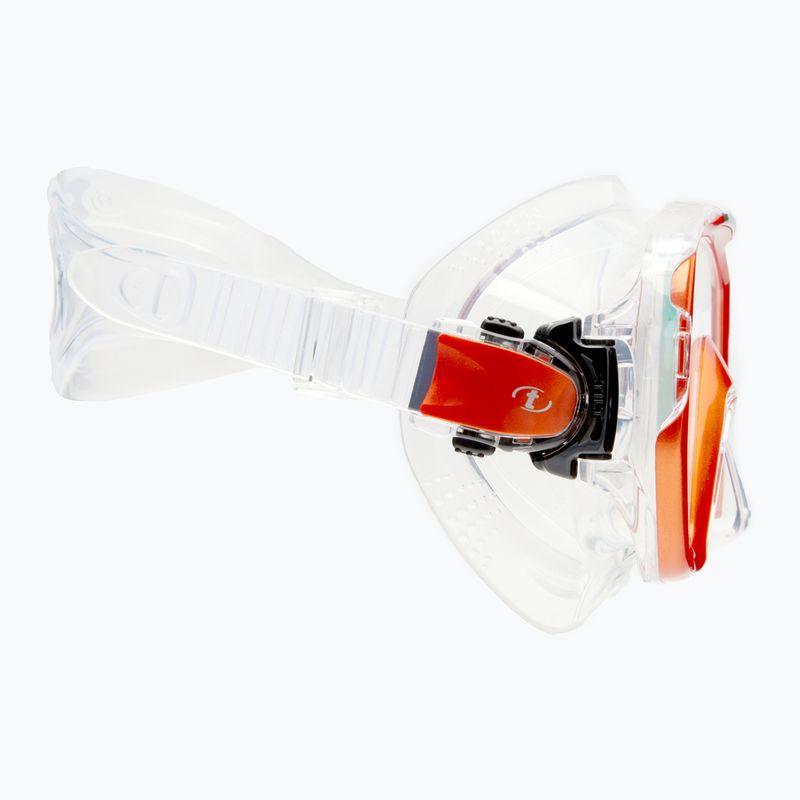 Maschera subacquea TUSA Freedom Elite bianco/arancio 3