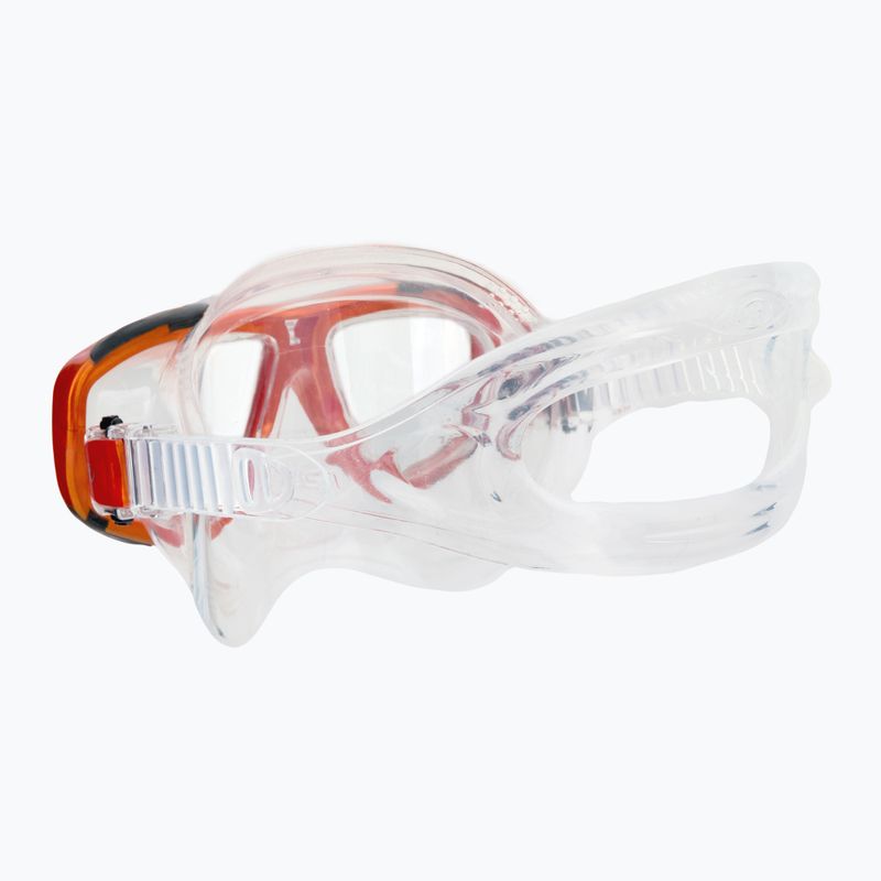 TUSA Ceos Bianco/Arancione Maschera subacquea 4