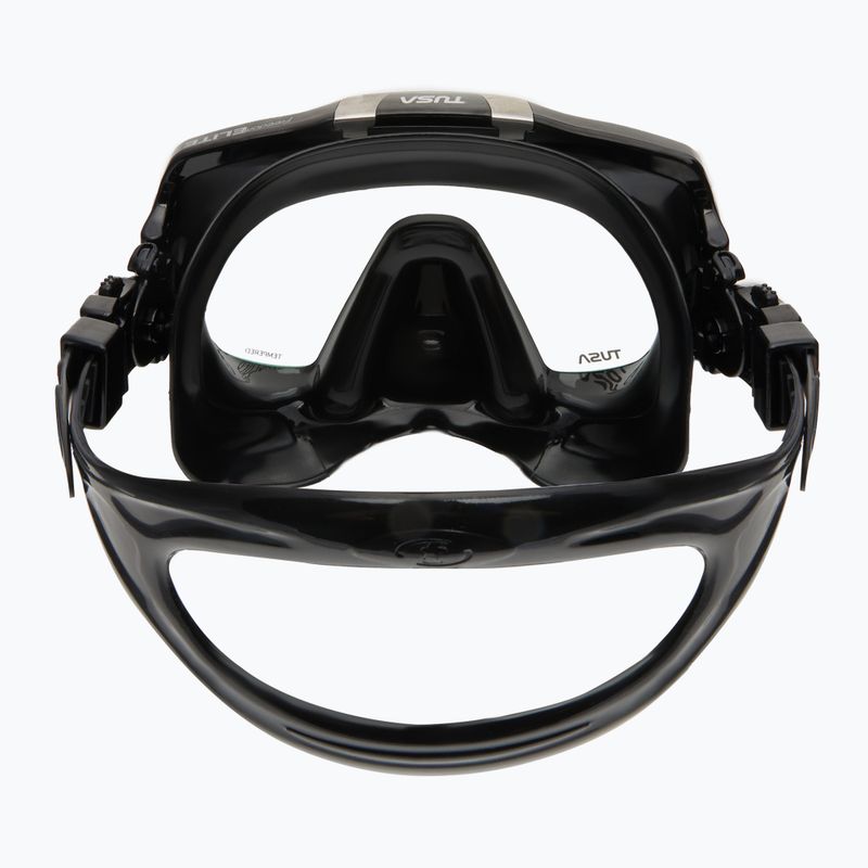 TUSA Freedom Elite maschera subacquea nera/verde 5