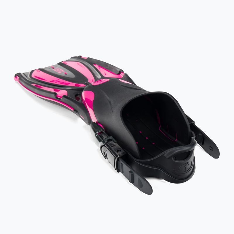 Pinne subacquee TUSA Solla rosa/nere 4
