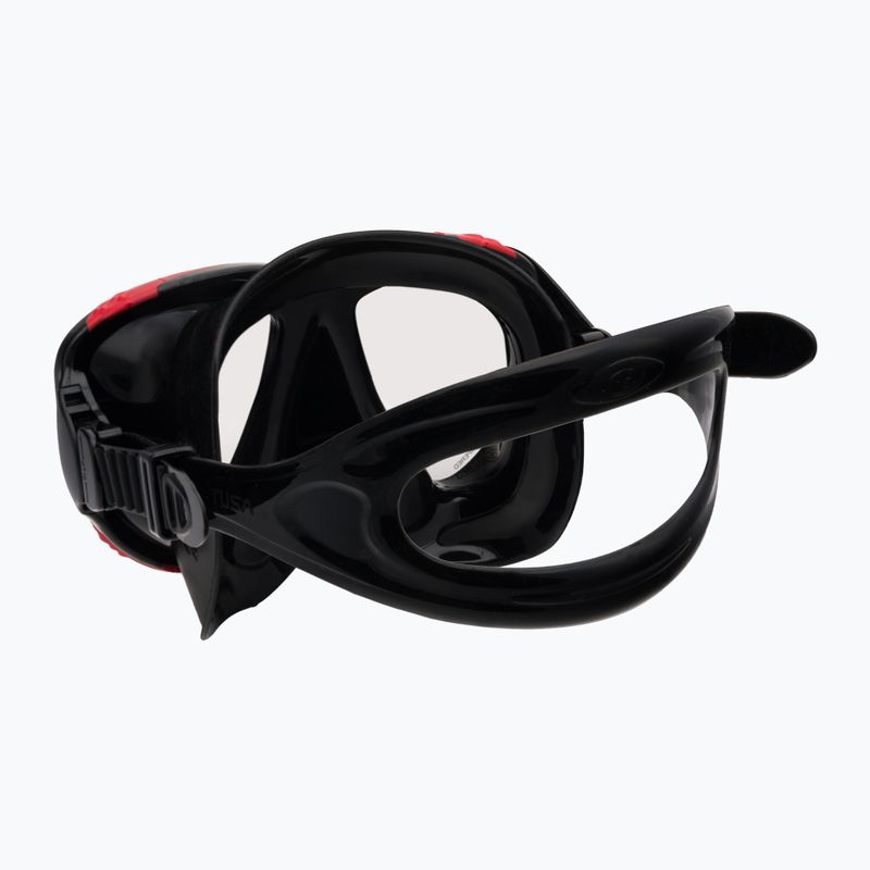 Kit di immersione TUSA Powerview rosso/nero 4