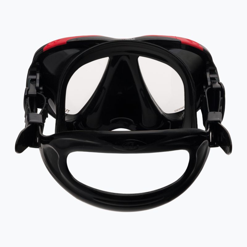 Kit di immersione TUSA Powerview rosso/nero 5
