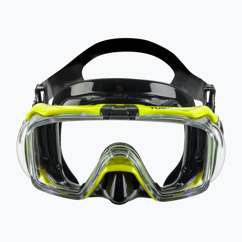 TUSA Visio Tri-Ex Dive Set UC-3125 giallo/nero 2