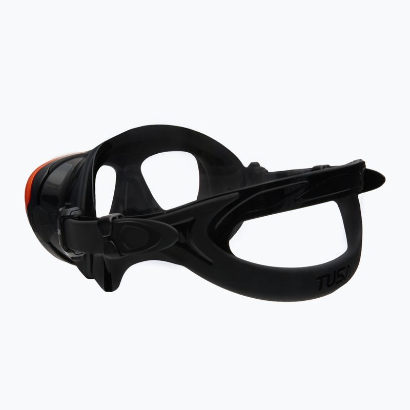 TUSA Intega Arancione/Nero Maschera subacquea 4