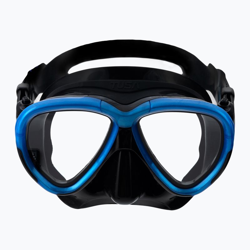 TUSA Intega Maschera subacquea blu/nera 2