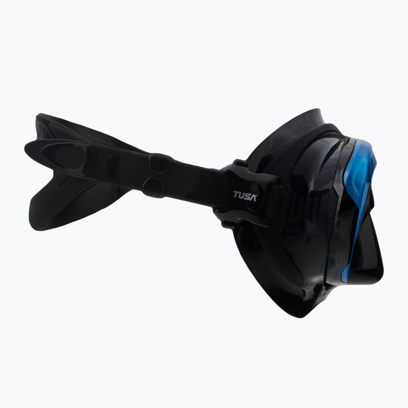 TUSA Intega Maschera subacquea blu/nera 3