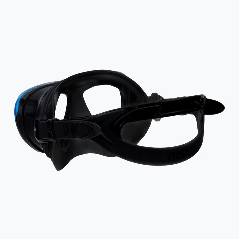 TUSA Intega Maschera subacquea blu/nera 4