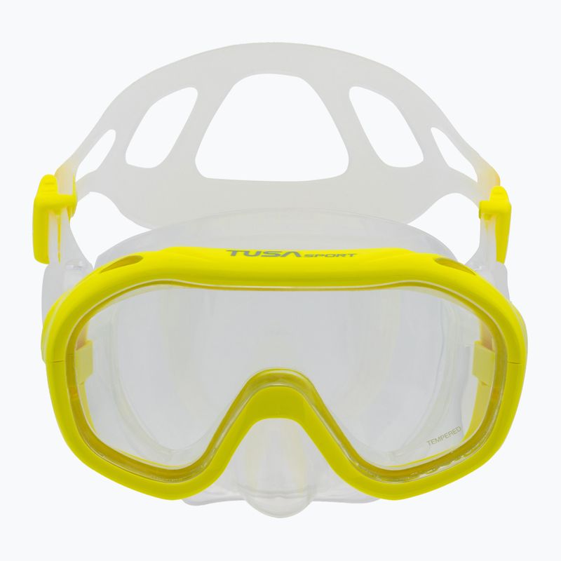 TUSA Kleio Mini Fit set da sub per bambini giallo 2