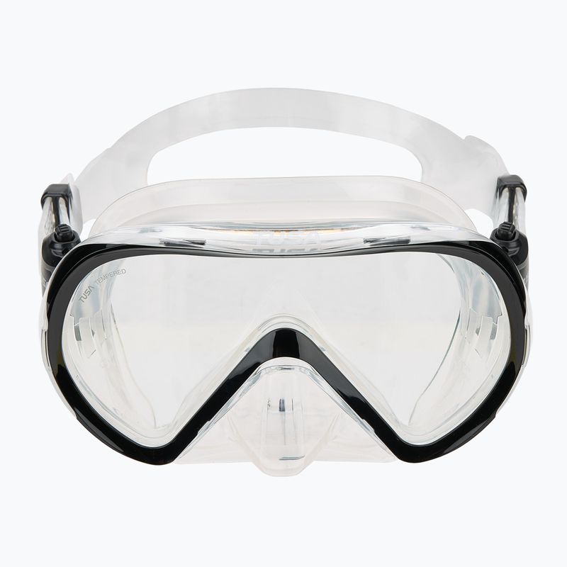 Maschera da snorkeling TUSA Ino nera / trasparente 2