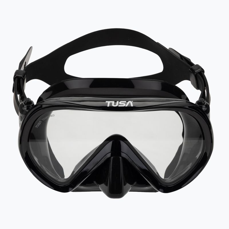 TUSA Ino maschera da snorkeling nera 2