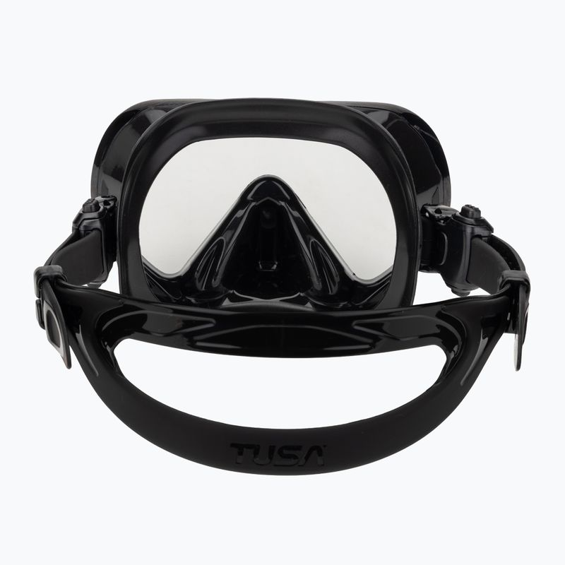 TUSA Ino maschera da snorkeling nera 4