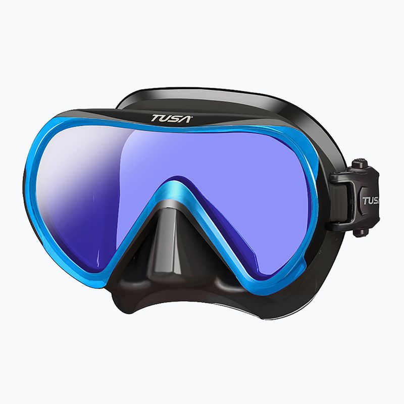 TUSA Ino Pro maschera snorkel a coda di pesce blu 2
