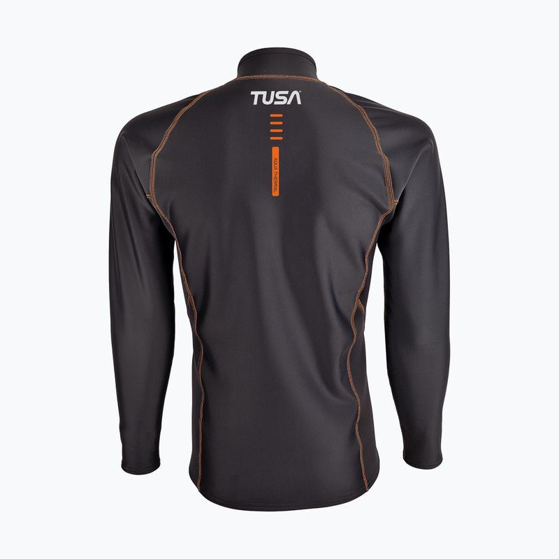 Maglia a maniche lunghe da nuoto uomo TUSA Rashguard Thermal black 2