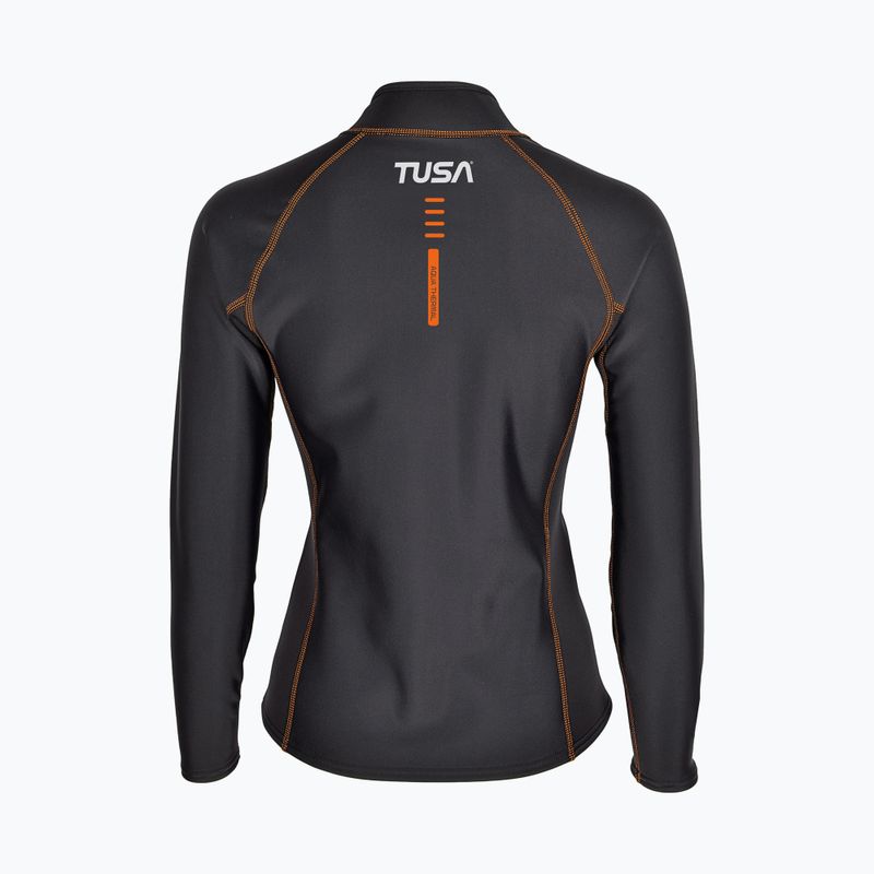 Maglia a maniche lunghe da nuoto da donna TUSA Rashguard Thermal black 2
