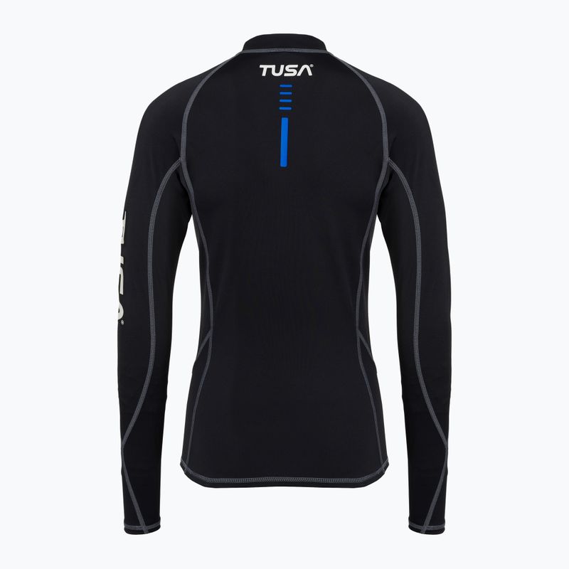 Maglia a maniche lunghe da nuoto da donna TUSA Black rashguard 2