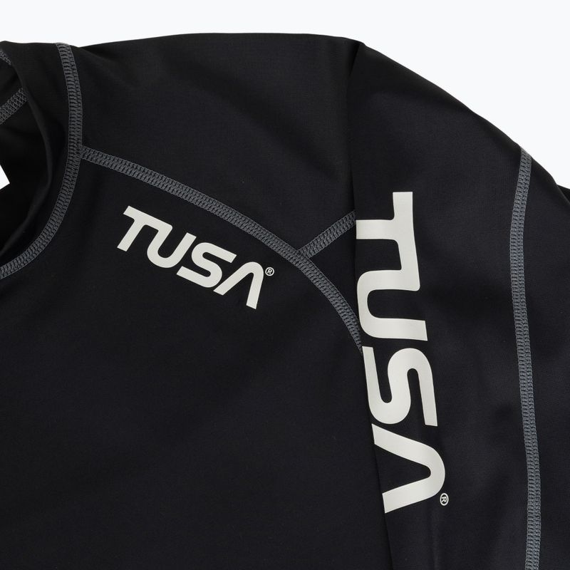 Maglia a maniche lunghe da nuoto da donna TUSA Black rashguard 3