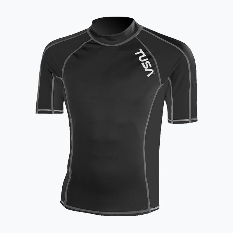 Maglia da nuoto uomo TUSA Black rashguard