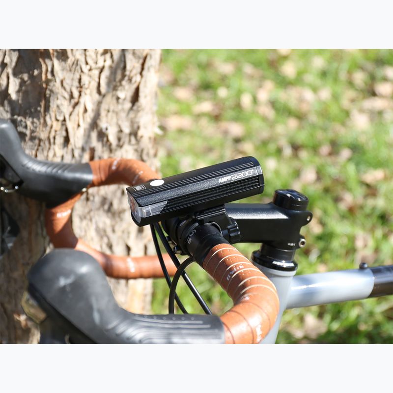 CatEye AMPP 2200 HL-EL2200RC lampada a ciclo anteriore nera 4