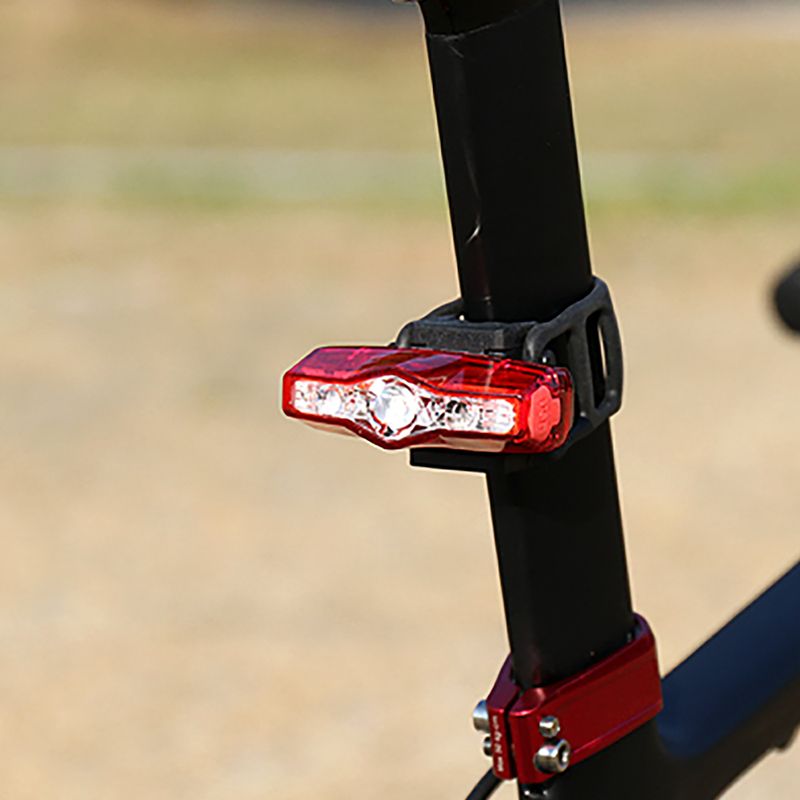 Luce posteriore per bicicletta Cateye TL-LD800 VIZ150 USB-C red 5