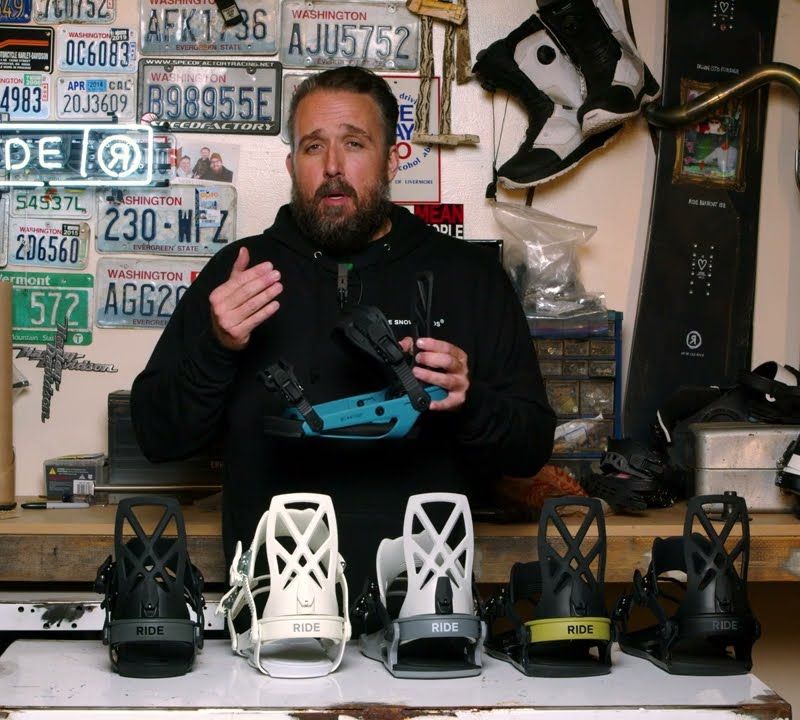 Attacchi da snowboard da uomo RIDE C-4 nero 11