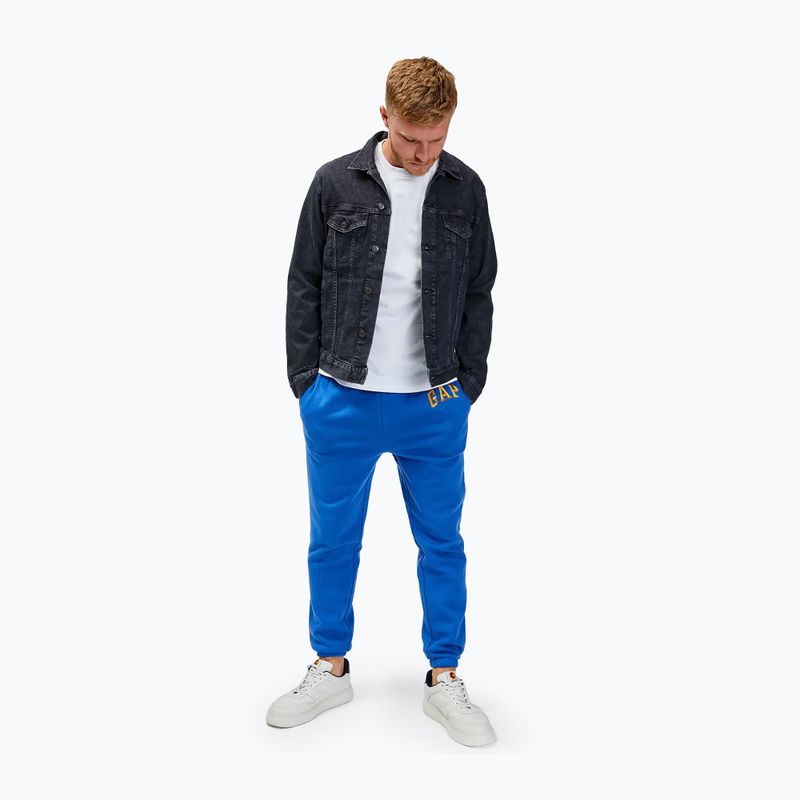 Pantaloni GAP Tonal Arch Jogger da uomo, blu imperiale 2