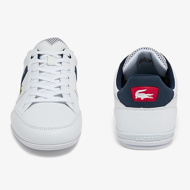Scarpe Lacoste uomo 40CMA0067 bianco/navy/rosso 8