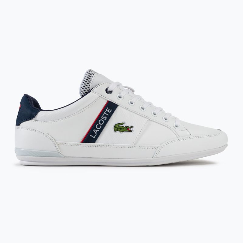 Scarpe Lacoste uomo 40CMA0067 bianco/navy/rosso 2