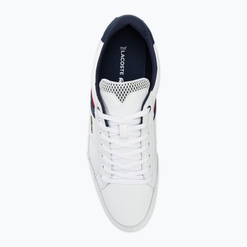 Scarpe Lacoste uomo 40CMA0067 bianco/navy/rosso 5