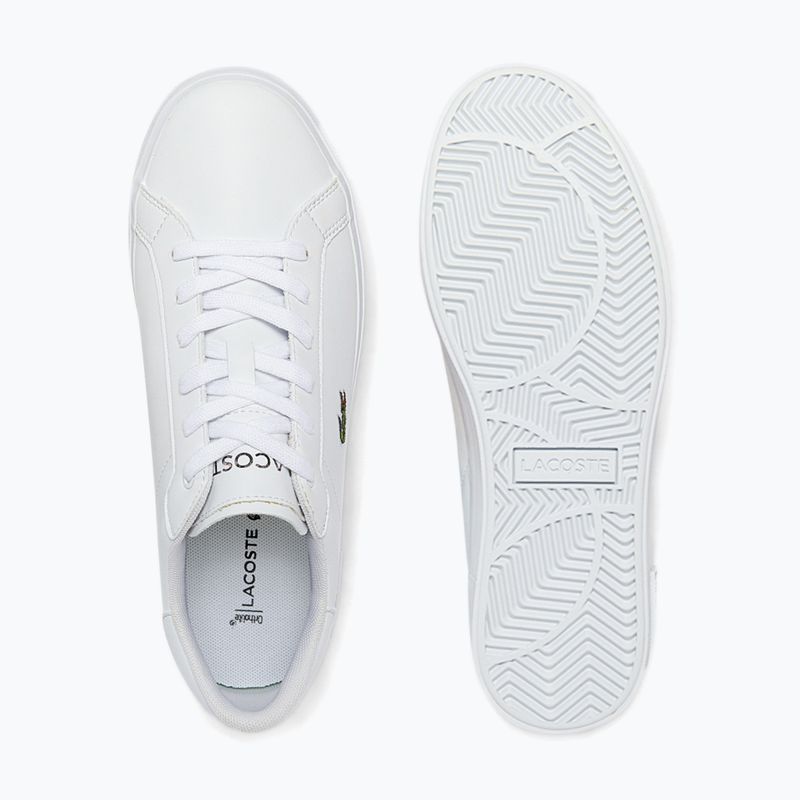 Scarpe Lacoste per bambini 41SUJ0014 bianco/bianco 4