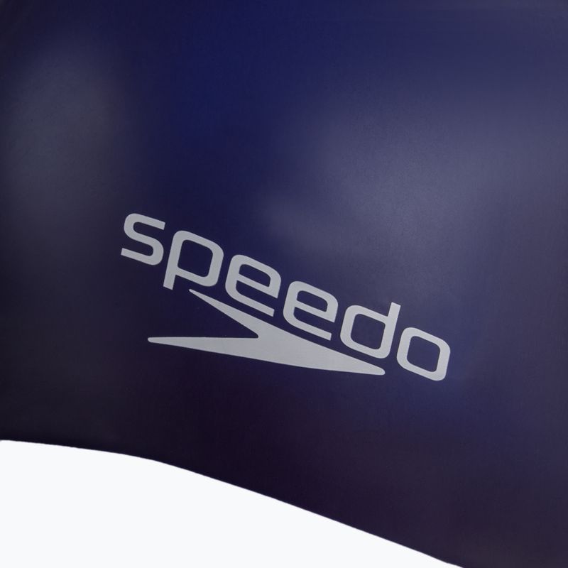 Cuffia Speedo Plain Moulded Silicone Junior navy 3