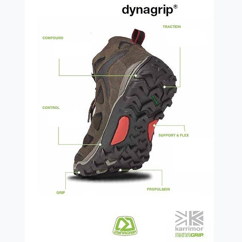 Scarponi da trekking da uomo Karrimor Mendip 3 CH cioccolato 7