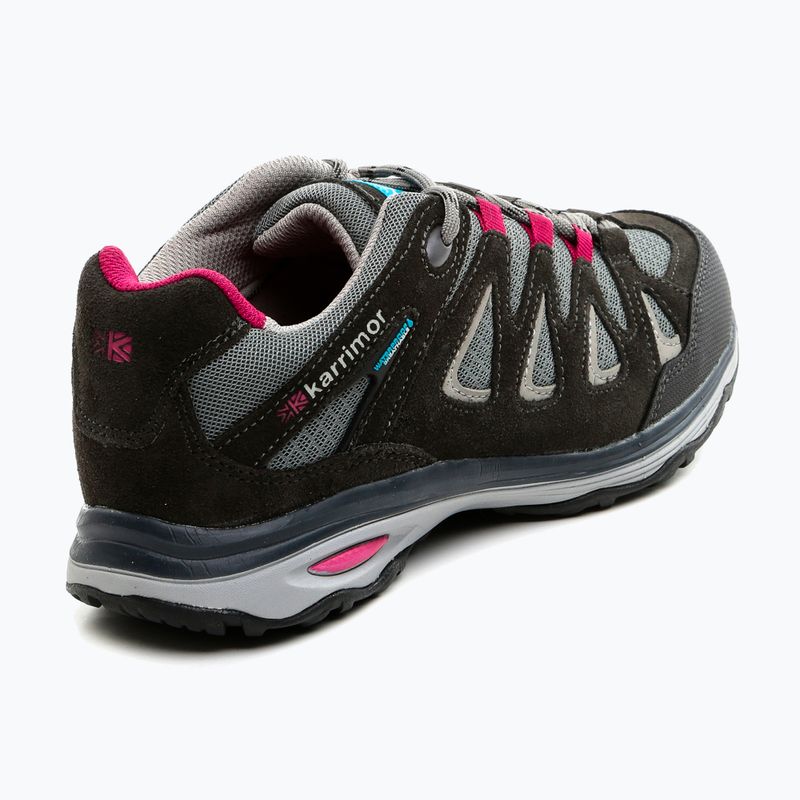 Scarpe da trekking da donna Karrimor Isla Low black c/pink 12