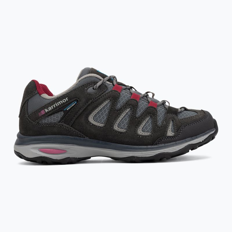 Scarpe da trekking da donna Karrimor Isla Low black c/pink 2