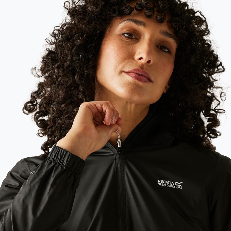 Giacca antipioggia da donna REGATTA Pack-It III black 4