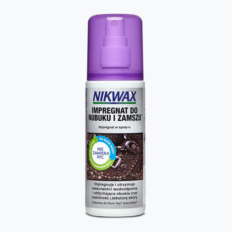 Nikwax Gel per la pulizia delle calzature + Nubuck & Velour 2 x 125 ml Kit per la cura delle calzature 3