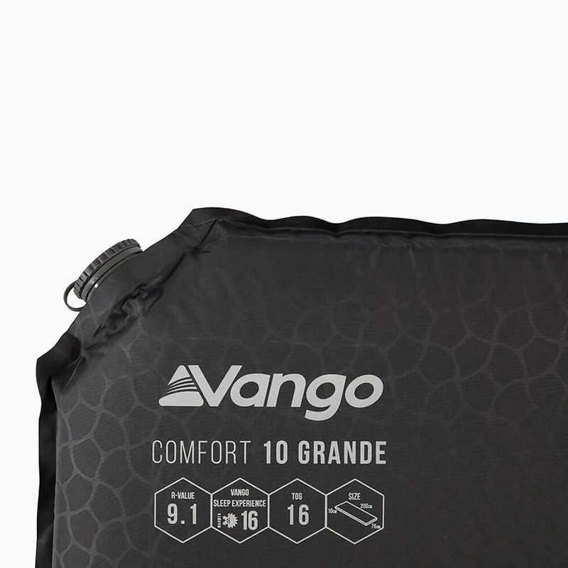 Tappeto autogonfiante Vango Comfort 10 Grande grigio ombra 2