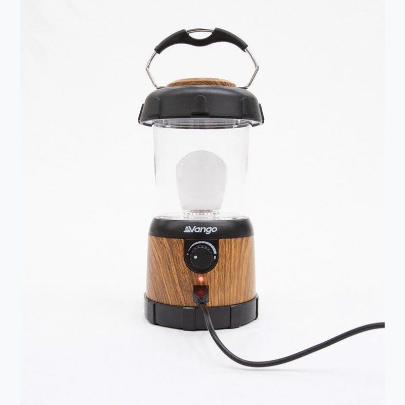 Lampada da campeggio Vango Nova 200 Recharge wood 2