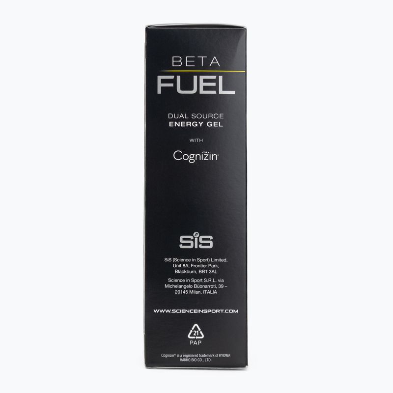Confezione di gel energetici Science in Sport Beta Fuel Energy + Nootropics 6 x 60 ml apple 3