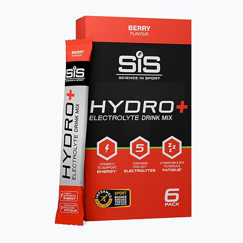 Bevanda isotonica in polvere Science in Sport GO Hydro+ 6 x 4,5 g berry