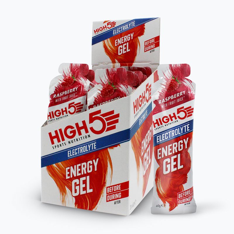 Gel energetico HIGH5 Energy Electrolyte 60 g lampone