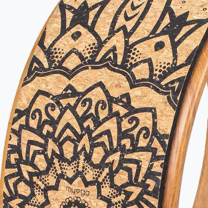 Anello per yoga Myga Brown mandala 3