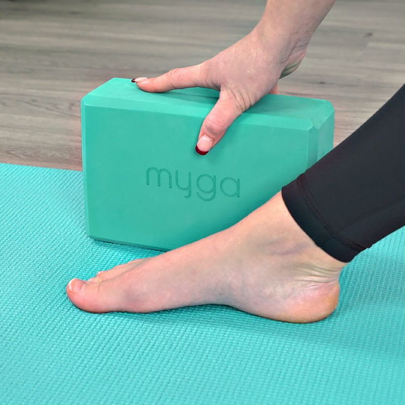 Blocco yoga Myga Foam Block turquoise 5