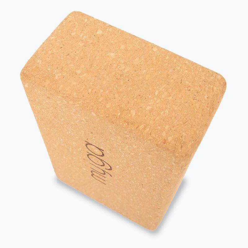 Blocco per yoga Myga Cork Block brown 5