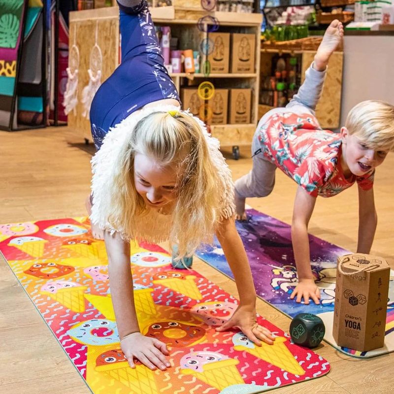 Tappetino da yoga per bambino Myga Sweet Tooth yellow 6
