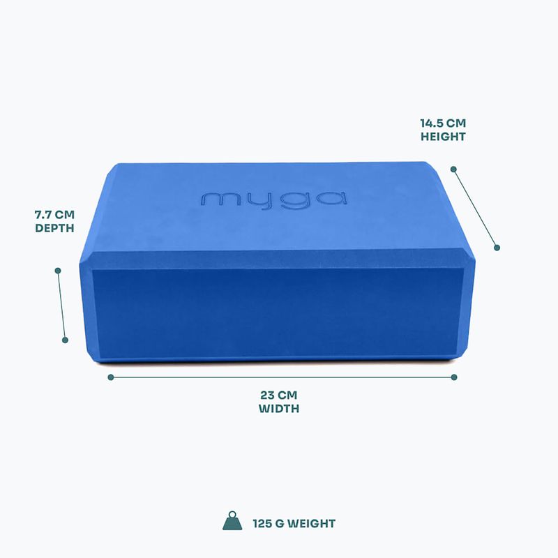Blocco per yoga Myga Foam Block do jogi navy 3