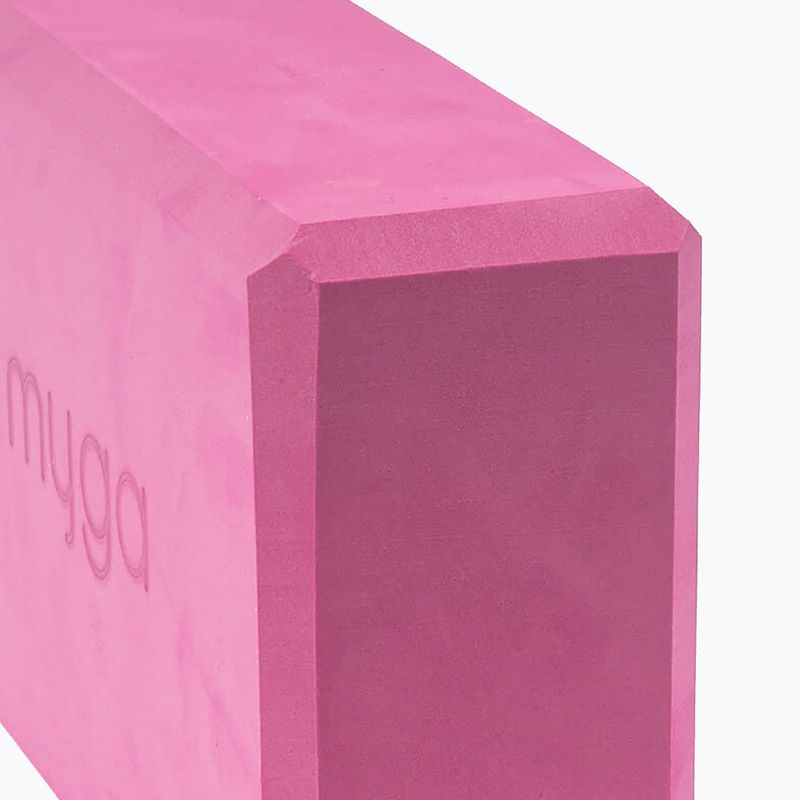Blocco yoga Myga Foam Block pink 3