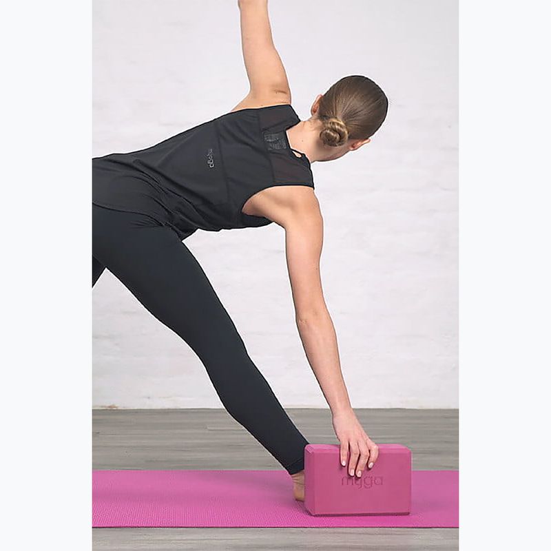 Blocco yoga Myga Foam Block pink 7