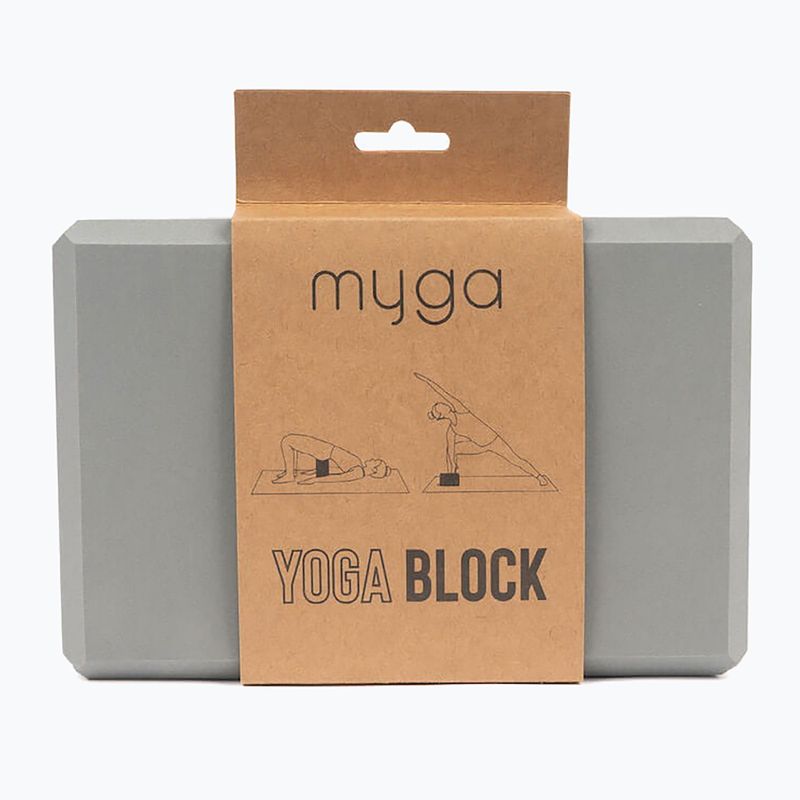 Blocco per yoga Myga Foam Block do jogi grey 2